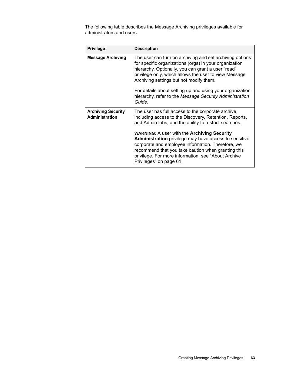 Google Message Archiving Administration Guide User Manual | Page 60 / 79