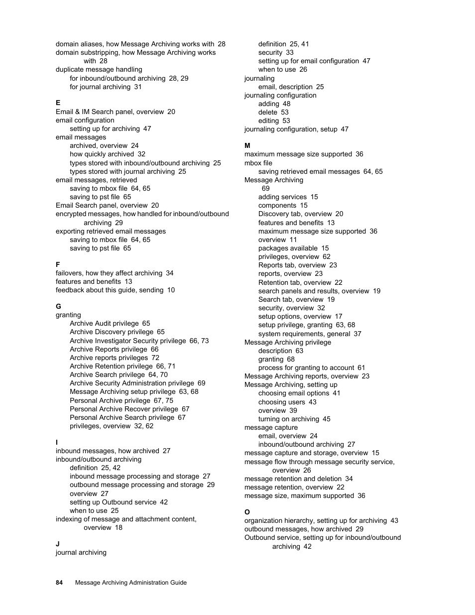 Google Message Archiving Administration Guide User Manual | Page 78 / 79