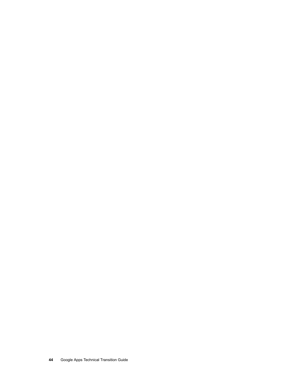 Google Apps Technical Transition Guide For Business, Education, and Government User Manual | Page 44 / 56