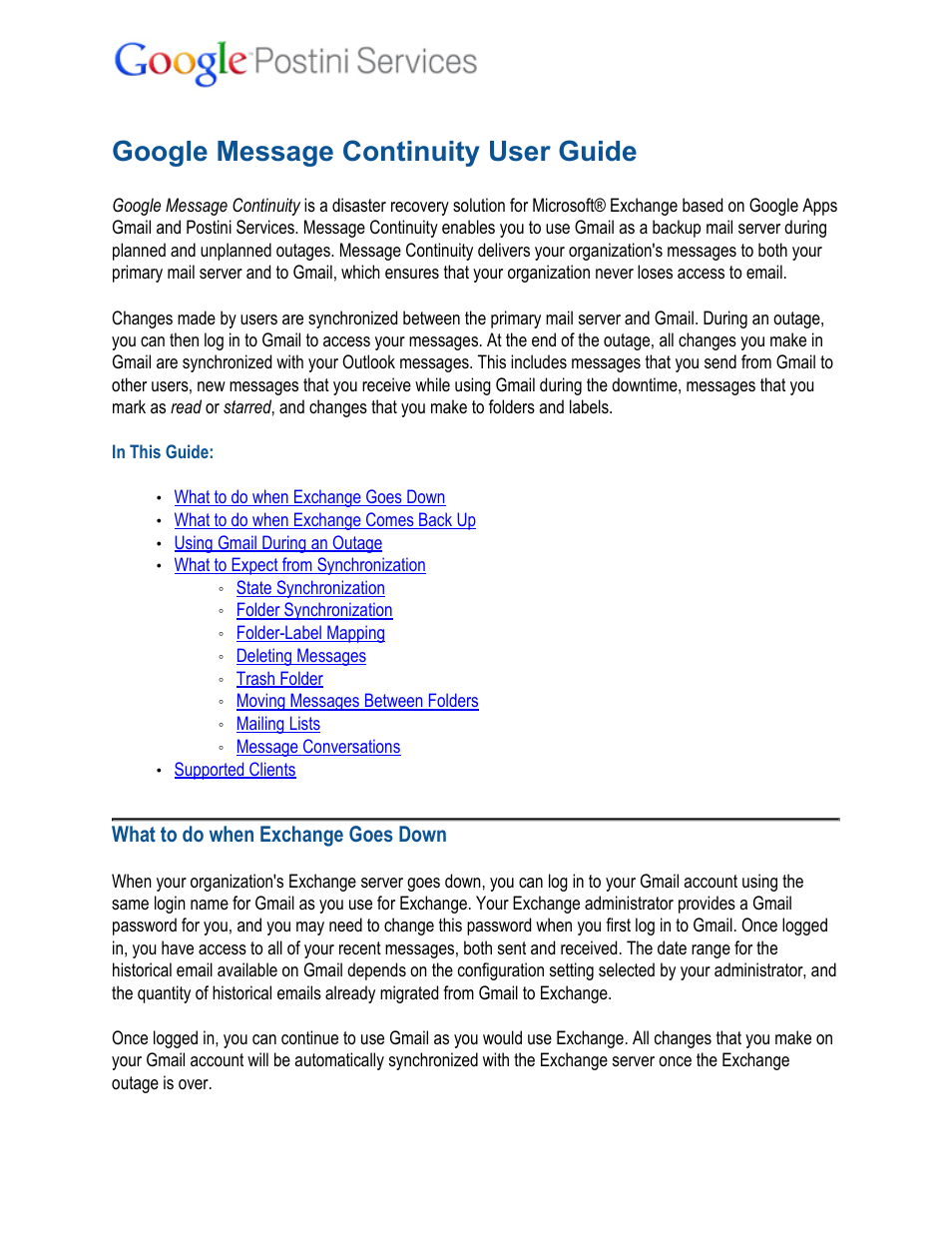 Google Message Continuity User Guide User Manual | 5 pages
