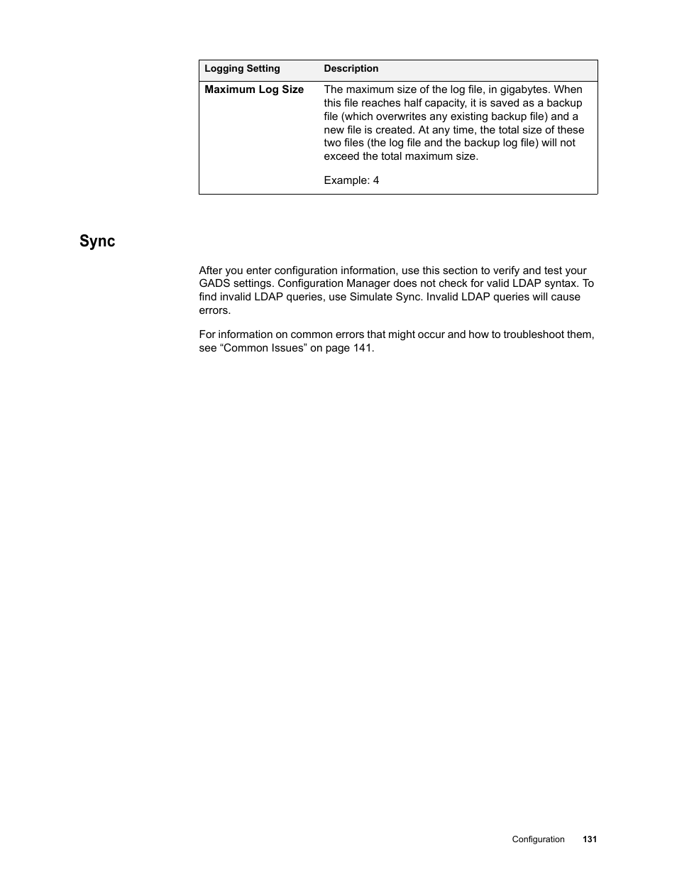 Sync, Sync 131 | Google Apps Directory Sync Administration Guide User Manual | Page 131 / 146