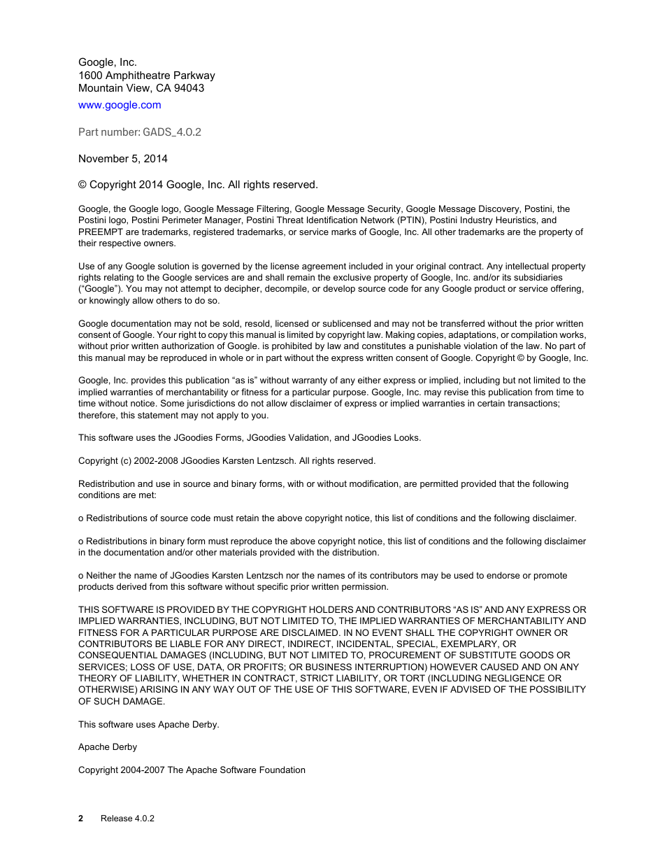 Google Apps Directory Sync Administration Guide User Manual | Page 2 / 146