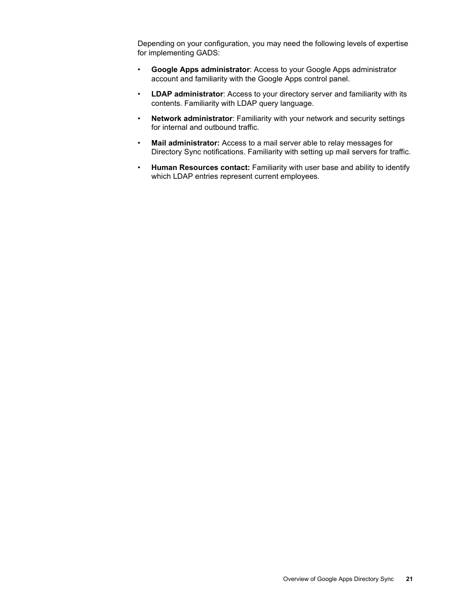 Google Apps Directory Sync Administration Guide User Manual | Page 21 / 146