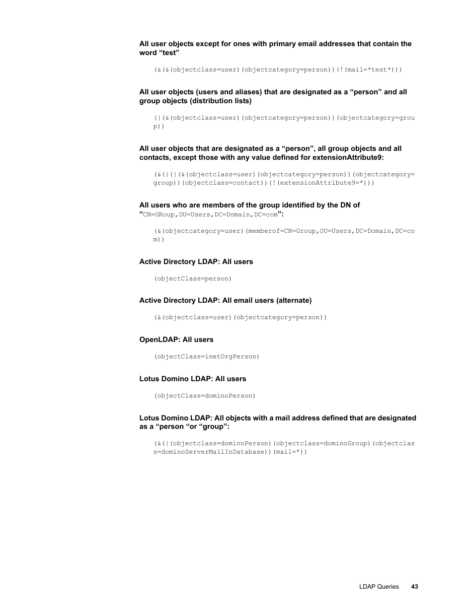 Google Apps Directory Sync Administration Guide User Manual | Page 43 / 146