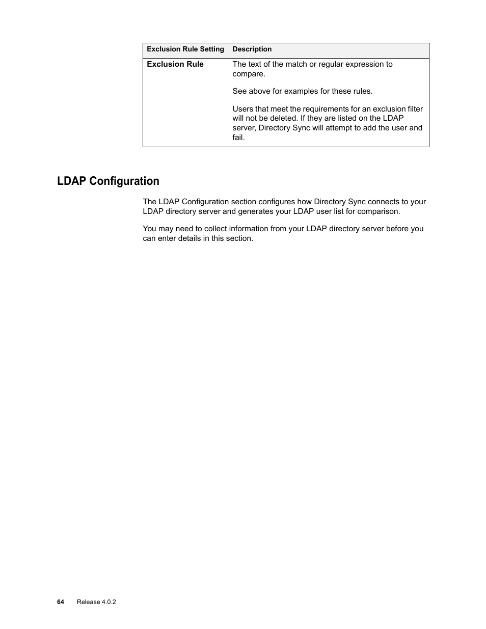 Ldap configuration, Ldap configuration 64 | Google Apps Directory Sync Administration Guide User Manual | Page 64 / 146