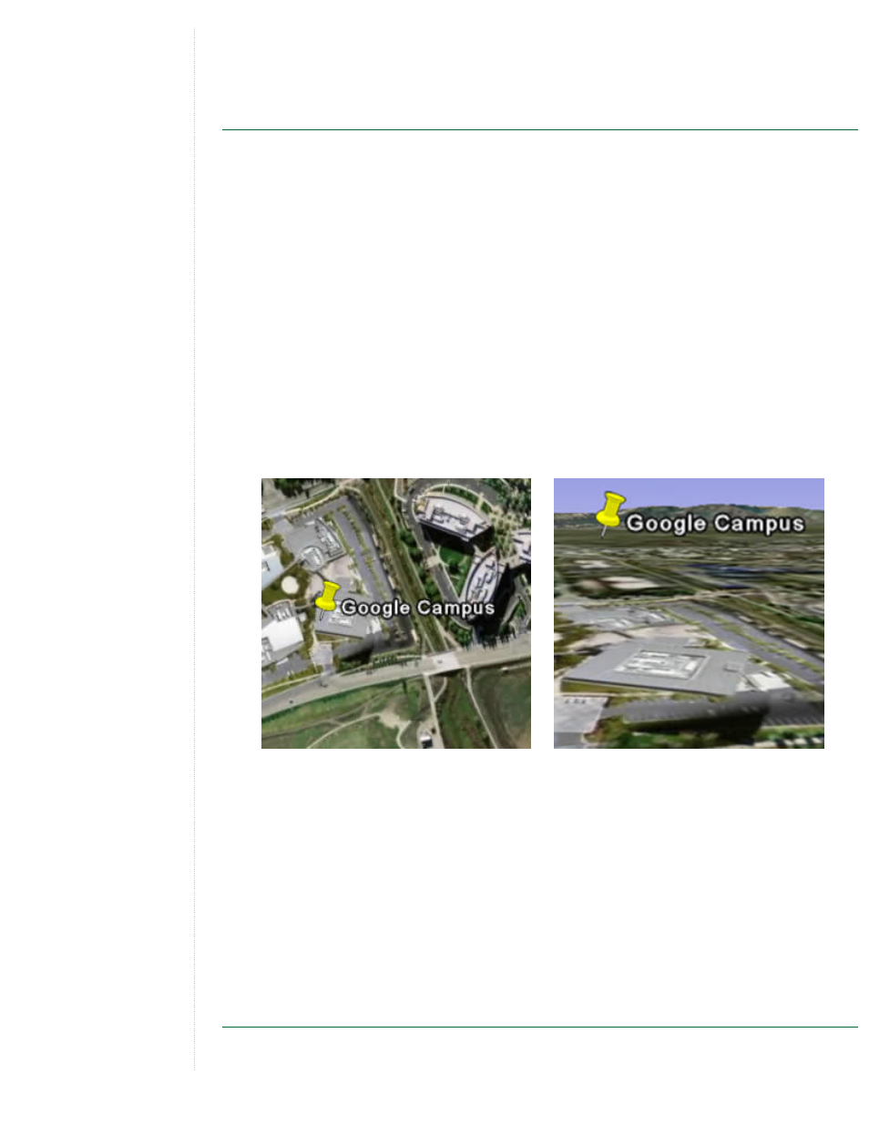 Setting altitude, Altitude settings, Drawing lines with skirting | Modifying folder settings | Google Earth User Guide User Manual | Page 61 / 131