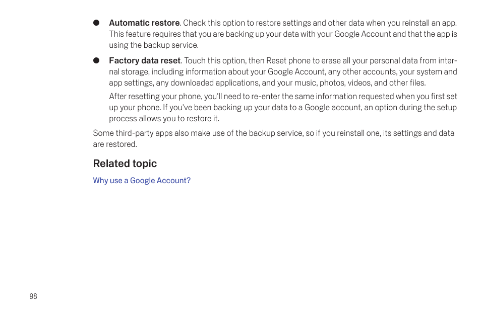 Google Galaxy Nexus Android mobile technology platform 4.0 Users Guide User Manual | Page 100 / 107