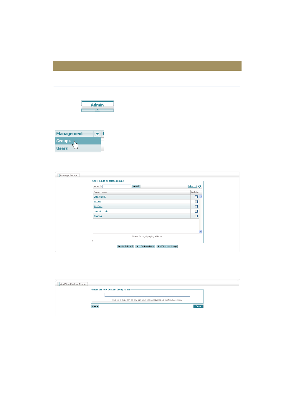 Step by step instructions, Creating the test group, Tep by | Nstructions | Google Anywhere+ Deployment Guide V1.0.1 User Manual | Page 9 / 51