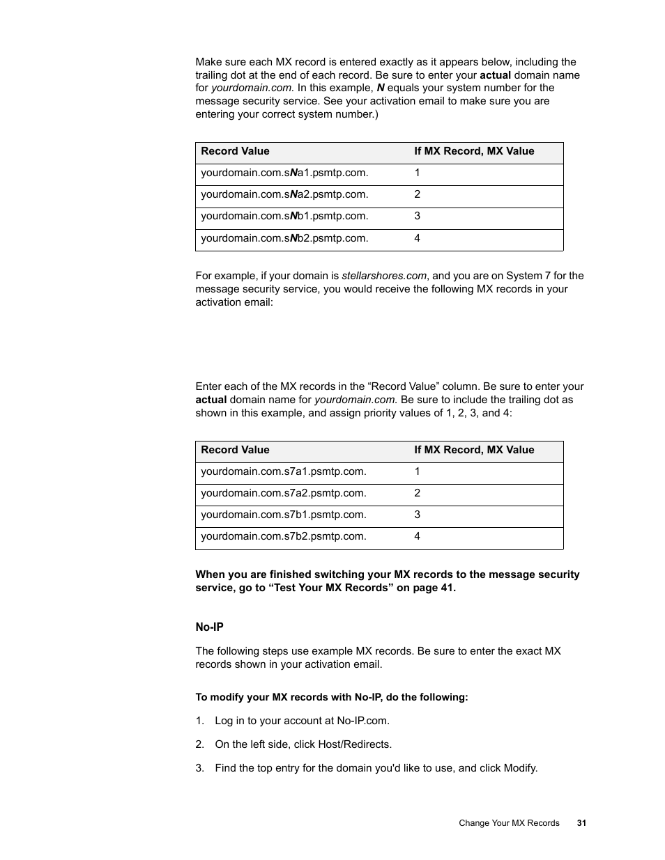 No-ip | Google Activation Guide Postini Email Security User Manual | Page 27 / 46