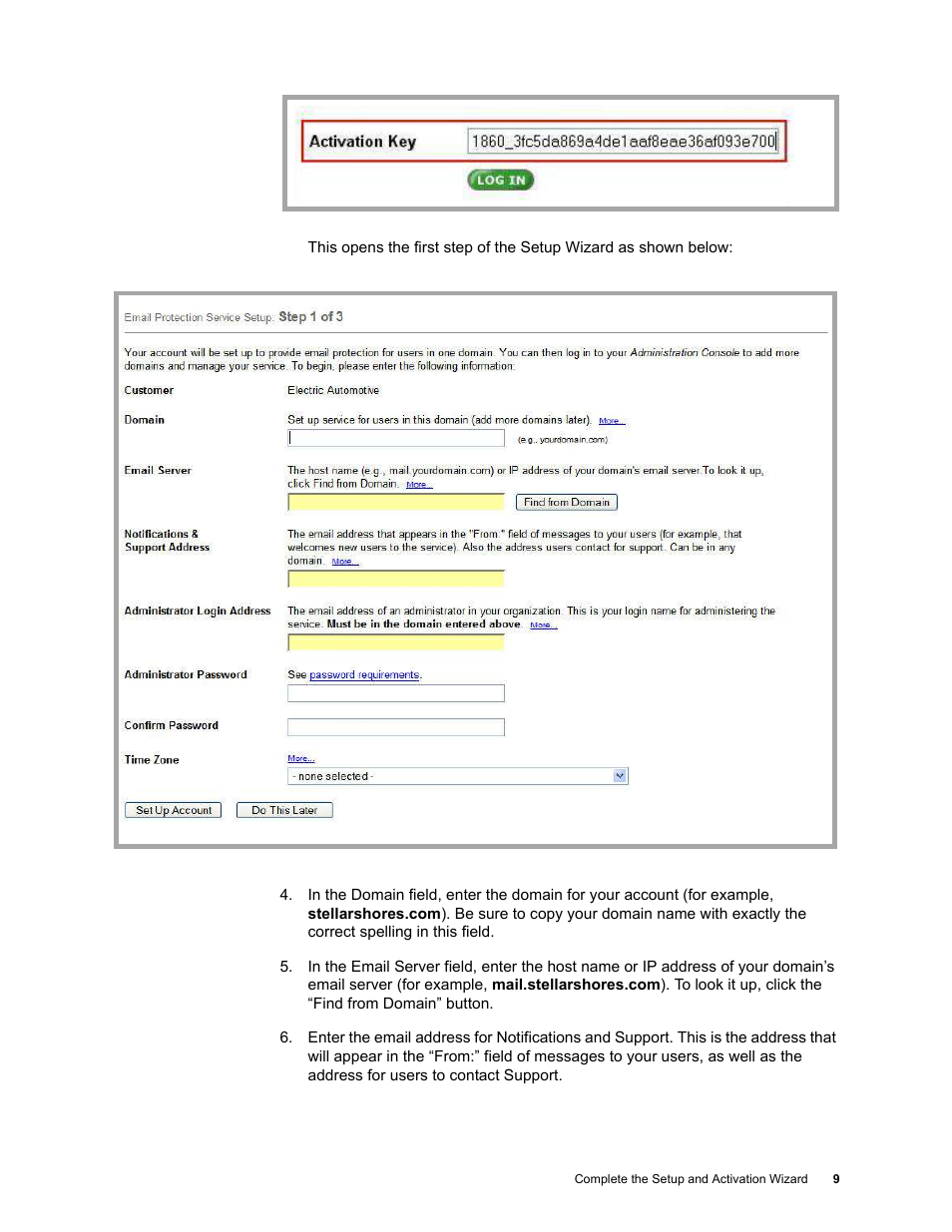 Google Activation Guide Postini Email Security User Manual | Page 7 / 46