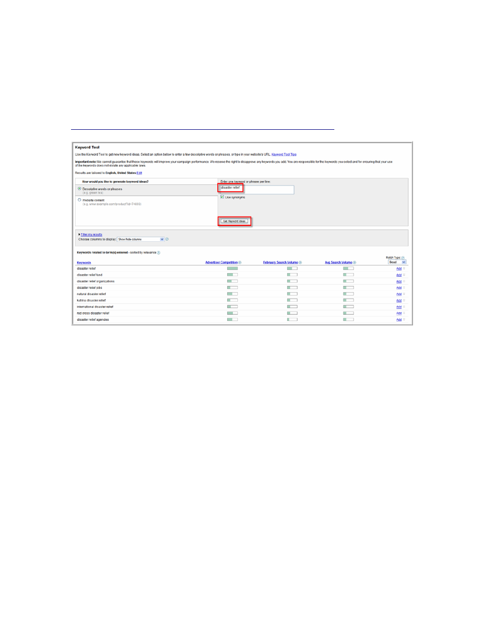Iii. generating keywords | Google Grants Beta A BEGINNERS GUIDE User Manual | Page 8 / 13