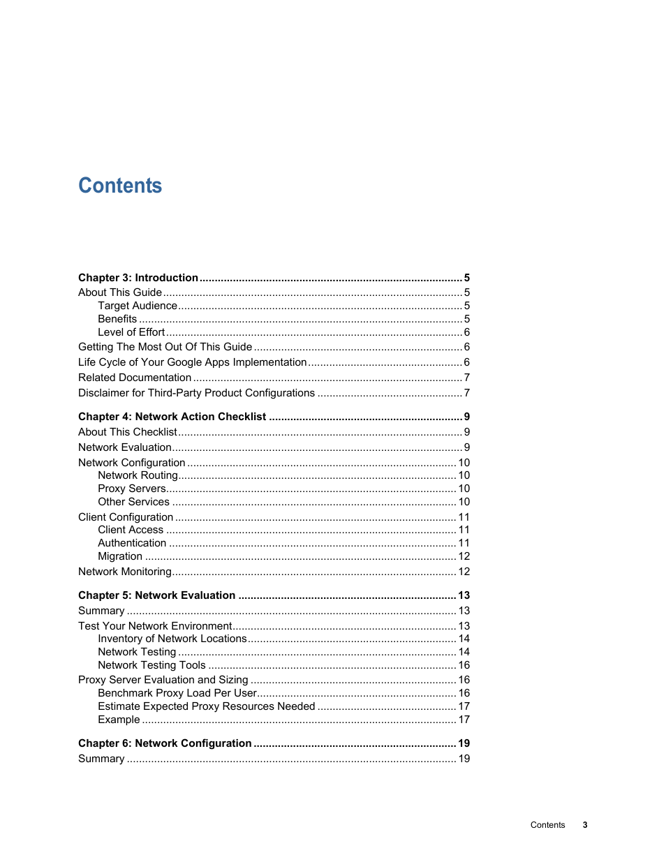 Google Networking Best Practices for Large Deployments User Manual | Page 3 / 42