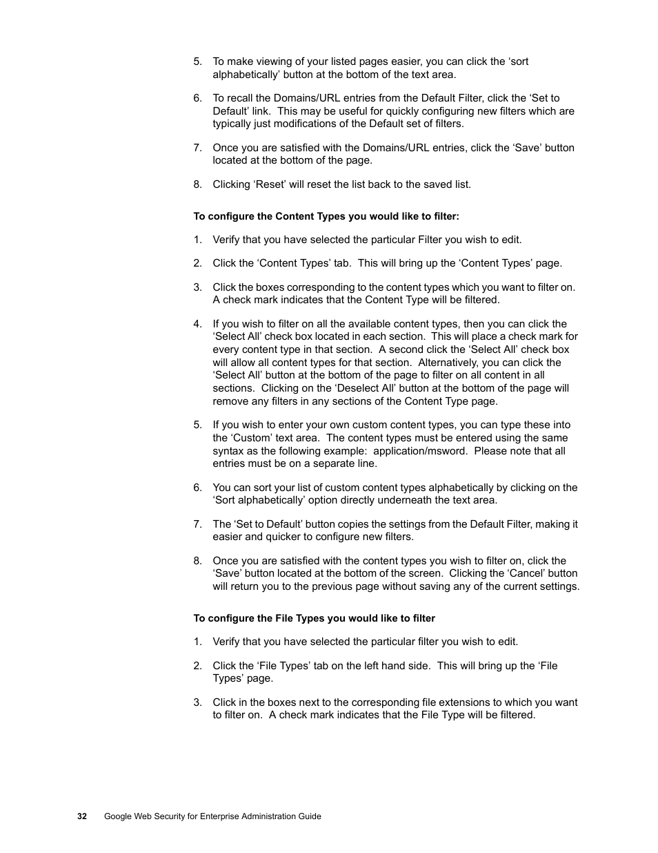 Google Web Security for Enterprise Administration Guide User Manual | Page 29 / 83