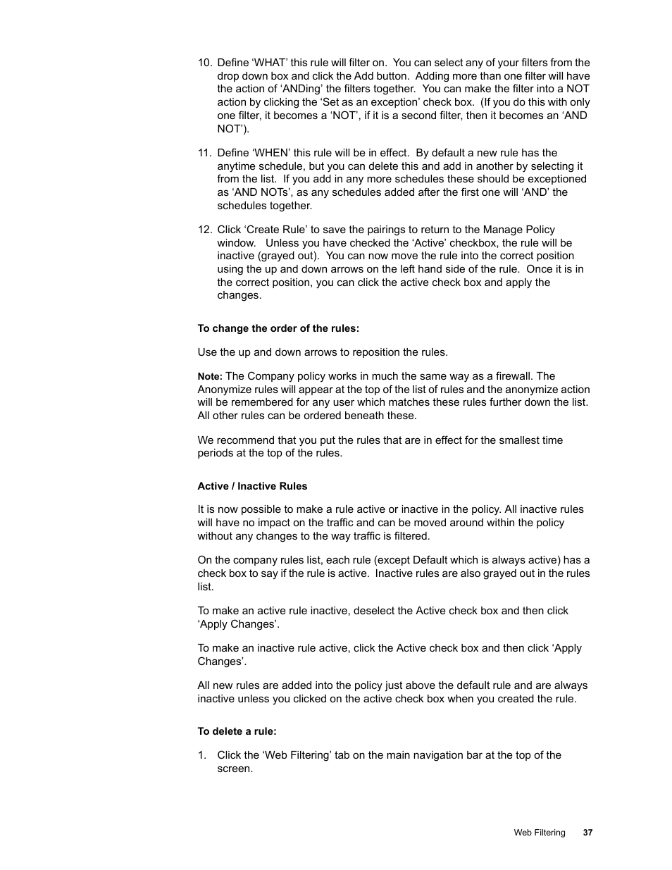 Google Web Security for Enterprise Administration Guide User Manual | Page 34 / 83