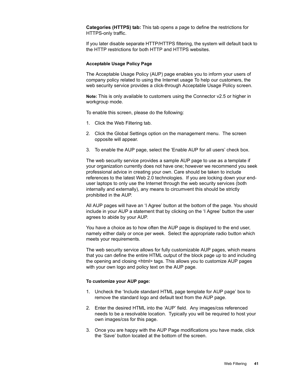 Google Web Security for Enterprise Administration Guide User Manual | Page 38 / 83