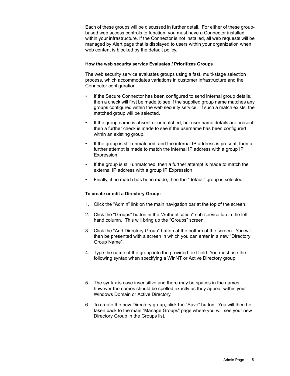 Google Web Security for Enterprise Administration Guide User Manual | Page 48 / 83