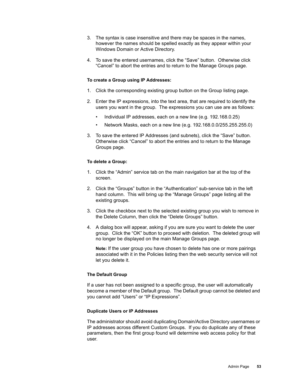 Google Web Security for Enterprise Administration Guide User Manual | Page 50 / 83