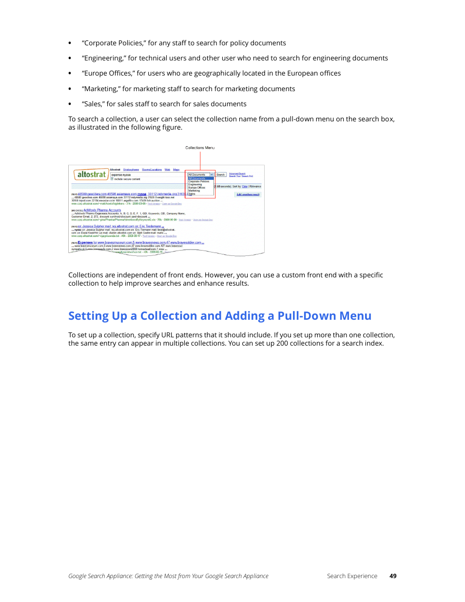 Google Search Appliance Getting the Most from Your Google Search Appliance User Manual | Page 49 / 77