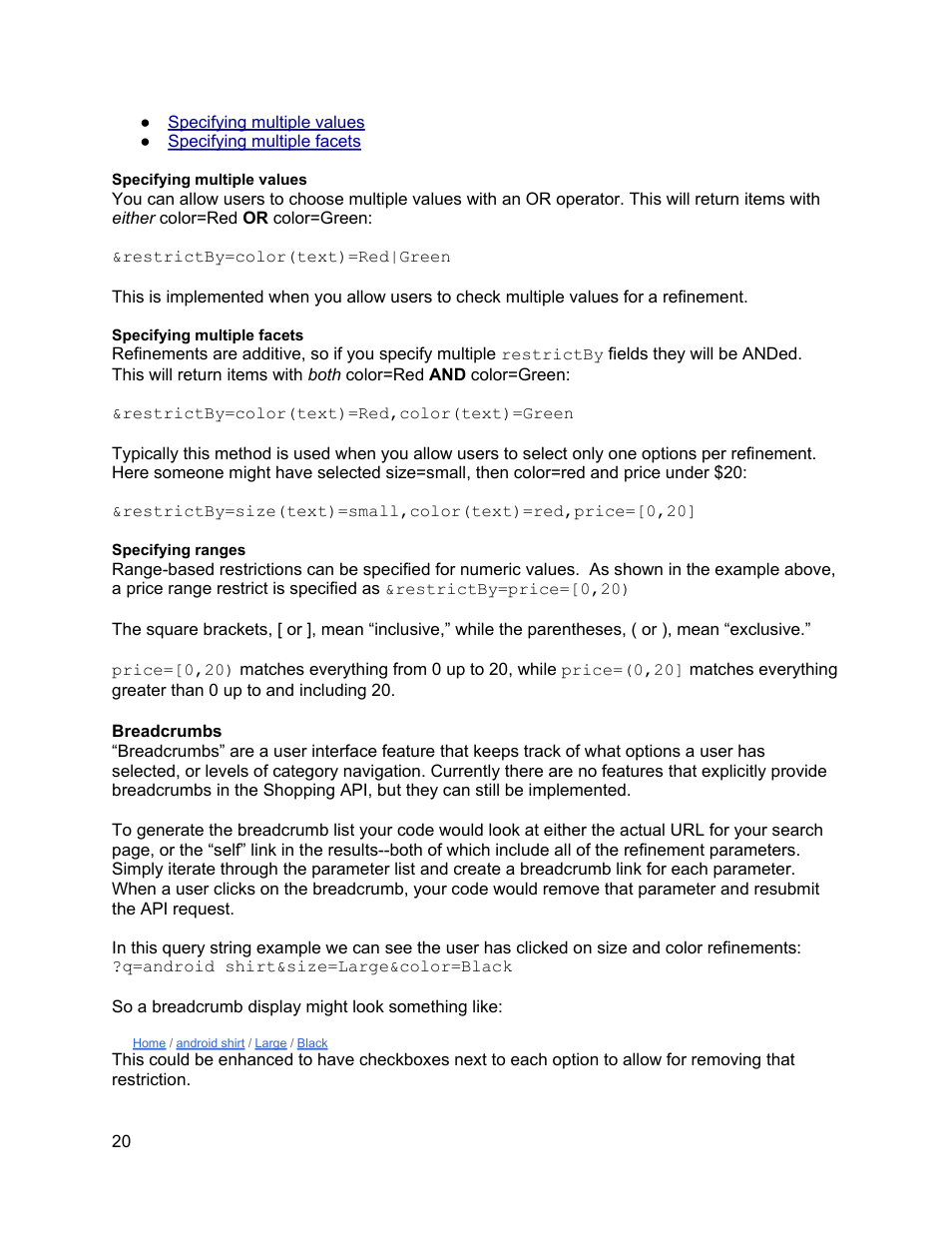 Google Commerce Search Deployment Guide User Manual | Page 20 / 29