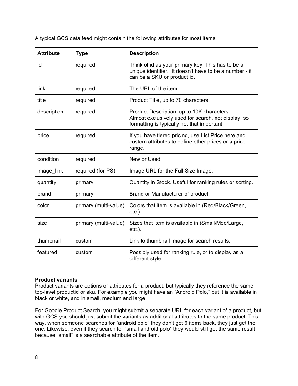 Google Commerce Search Deployment Guide User Manual | Page 8 / 29