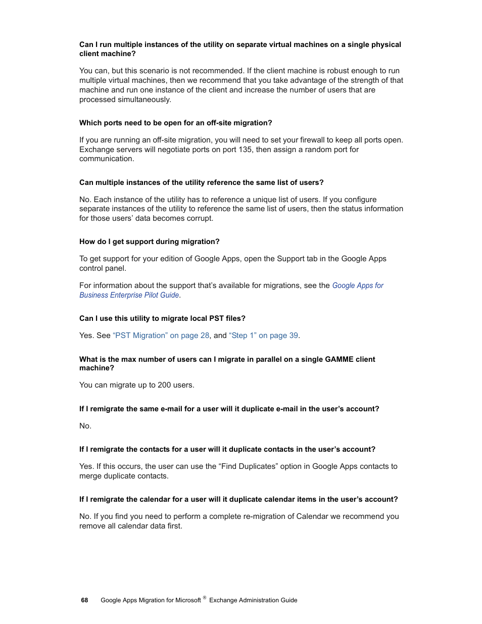 Google Apps Migration for Microsoft Exchange Administration Guide User Manual | Page 68 / 78