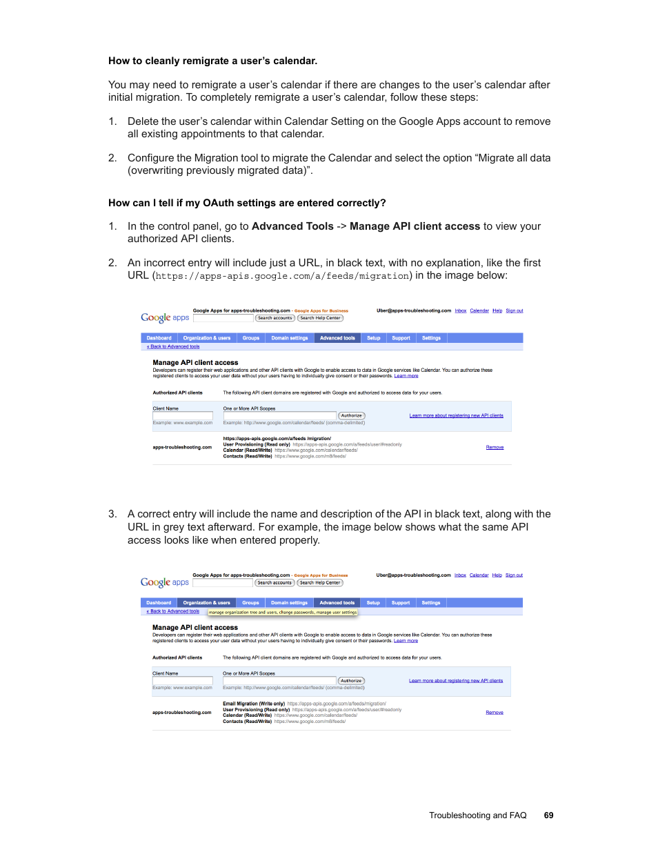 Google Apps Migration for Microsoft Exchange Administration Guide User Manual | Page 69 / 78