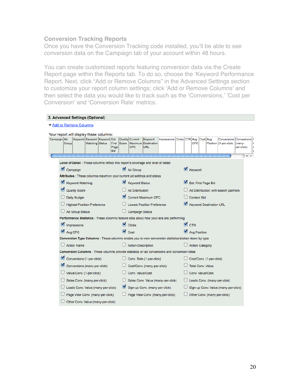 Google Grants Ongoing Management Guide User Manual | Page 20 / 26