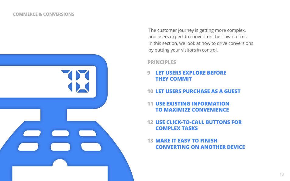 Google PRINCIPLES OF MOBILE SITE DESIGN: DELIGHT USERS AND DRIVE CONVERSIONS User Manual | Page 18 / 42