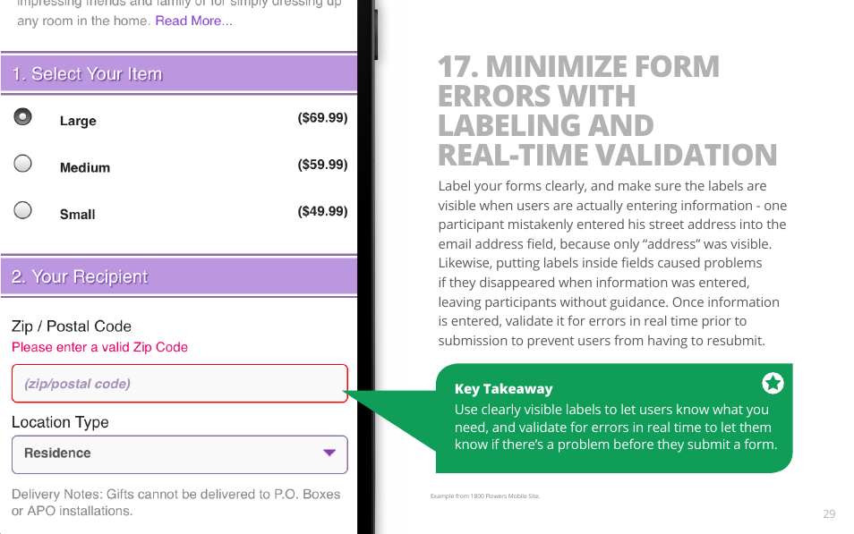 Google PRINCIPLES OF MOBILE SITE DESIGN: DELIGHT USERS AND DRIVE CONVERSIONS User Manual | Page 29 / 42