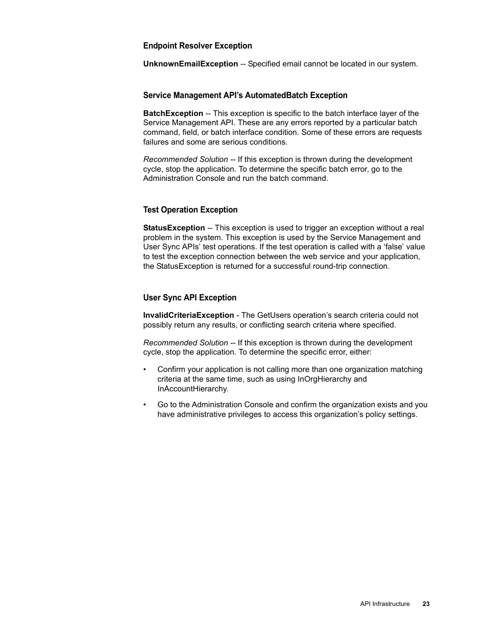 Google Apps Security and Compliance Services Web Services Application Programming Interface Guide, Early Access Version 1.5 User Manual | Page 26 / 70