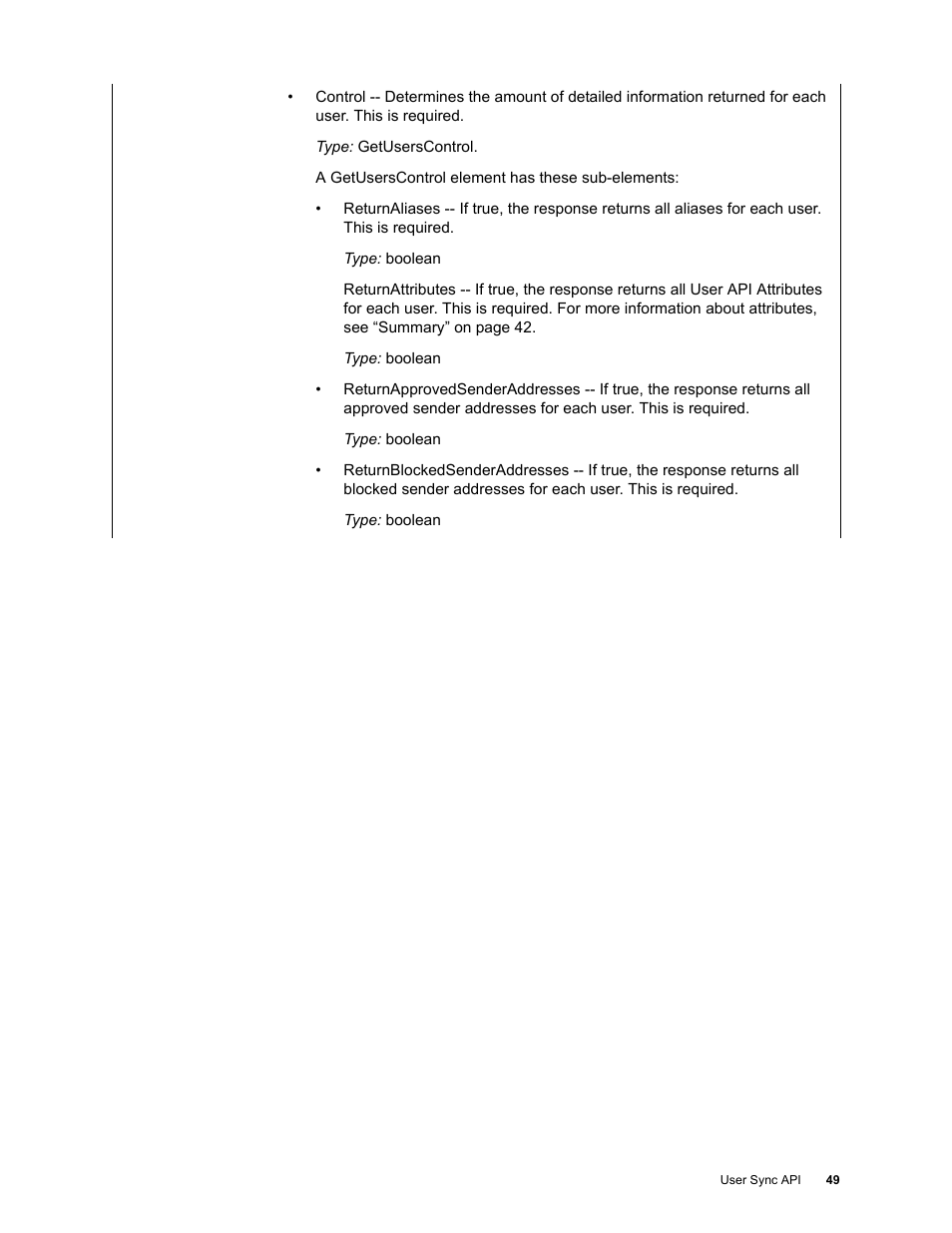 Google Apps Security and Compliance Services Web Services Application Programming Interface Guide, Early Access Version 1.5 User Manual | Page 51 / 70