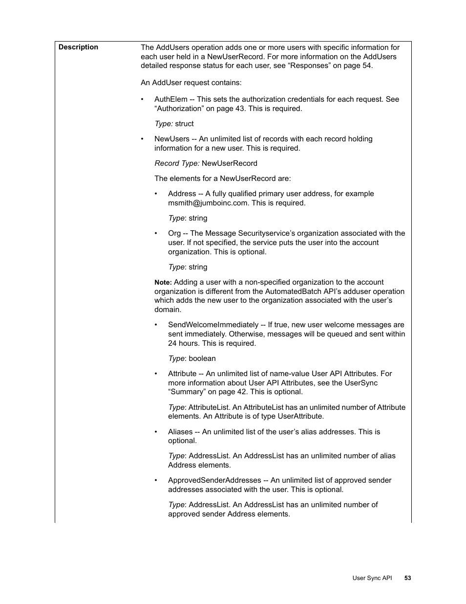 Google Apps Security and Compliance Services Web Services Application Programming Interface Guide, Early Access Version 1.5 User Manual | Page 55 / 70