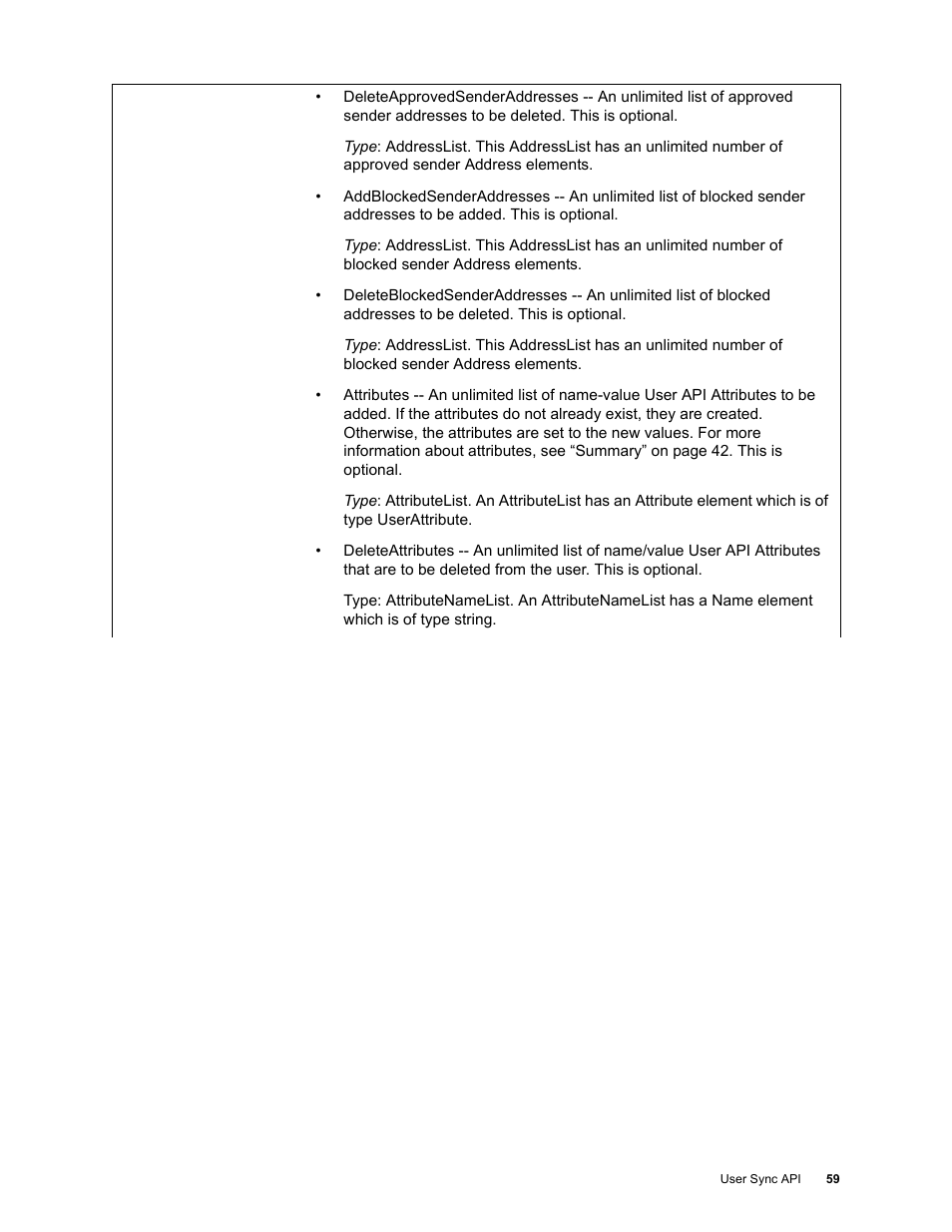 Google Apps Security and Compliance Services Web Services Application Programming Interface Guide, Early Access Version 1.5 User Manual | Page 61 / 70