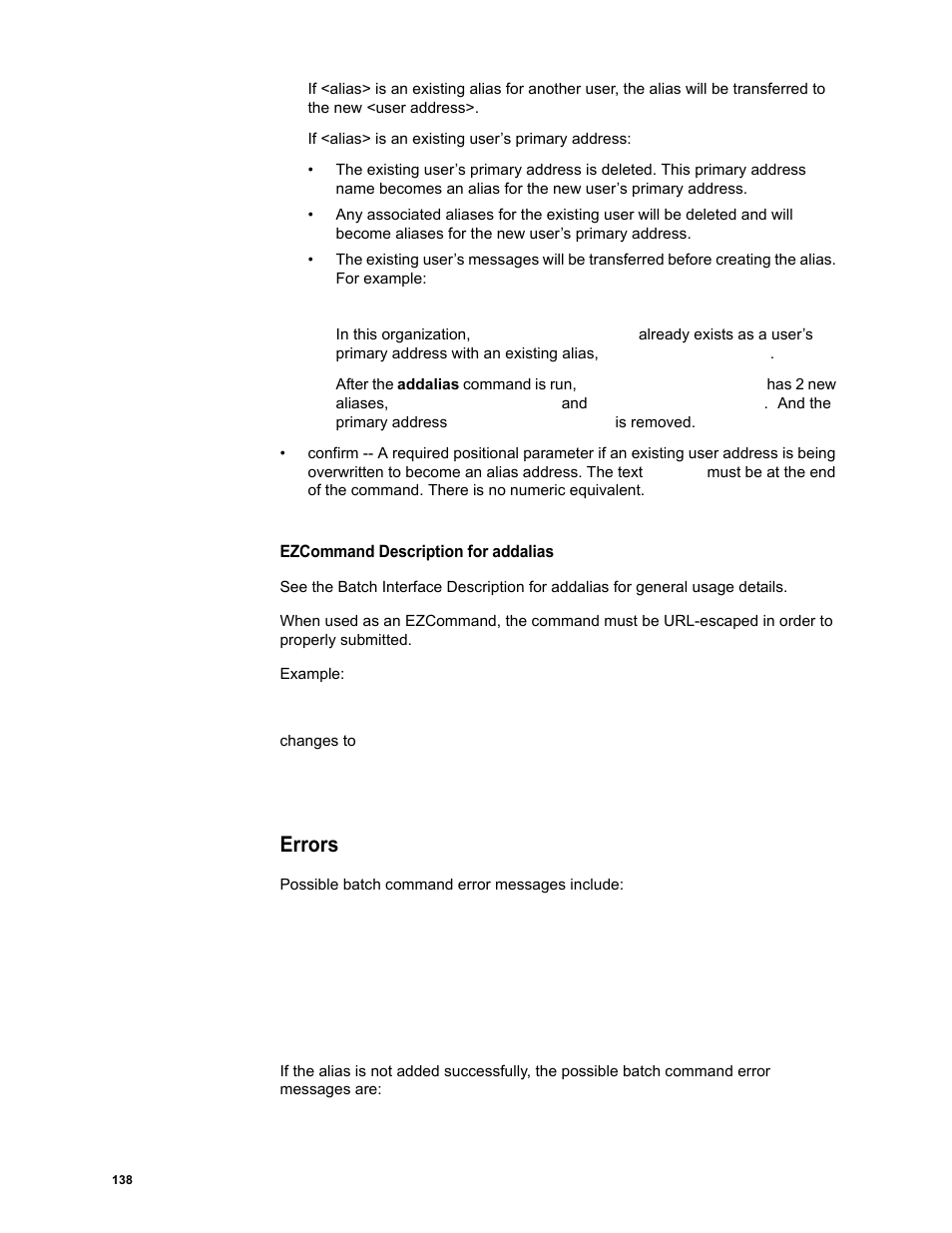 Errors | Google Message Security Batch Reference Guide User Manual | Page 135 / 561