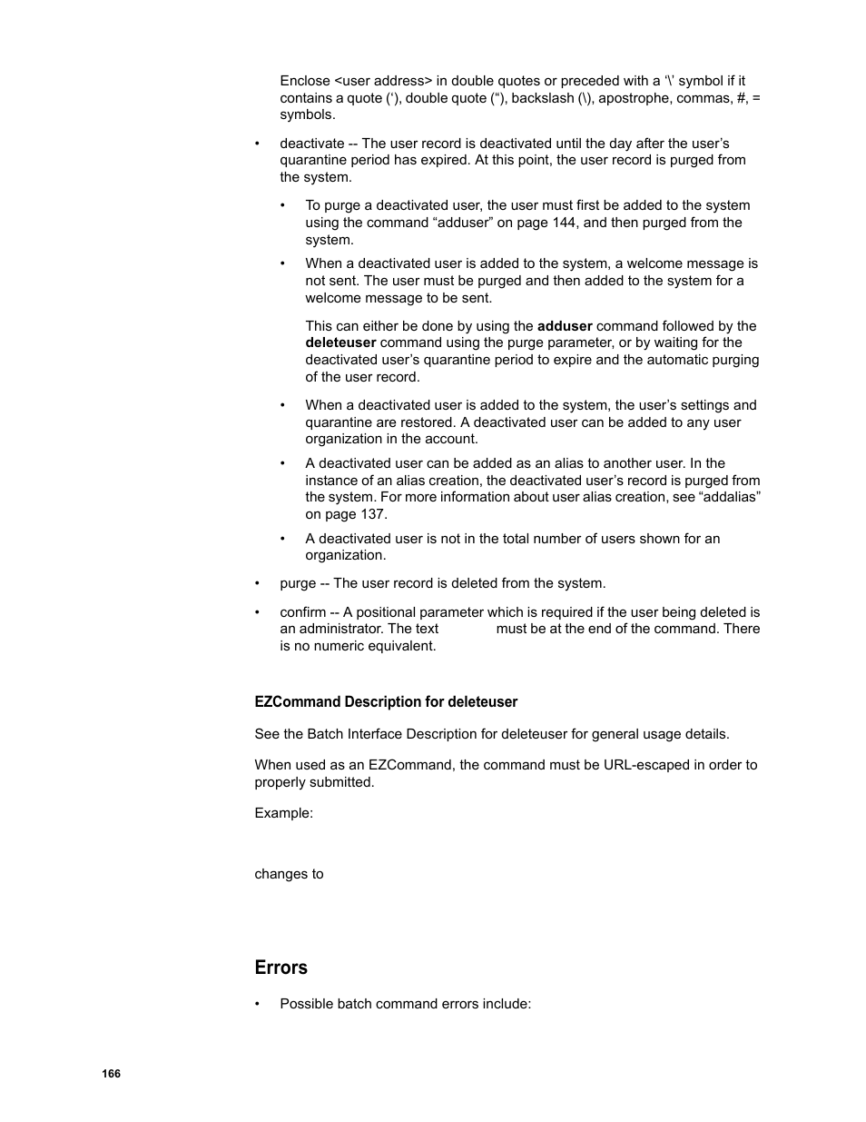 Errors | Google Message Security Batch Reference Guide User Manual | Page 163 / 561