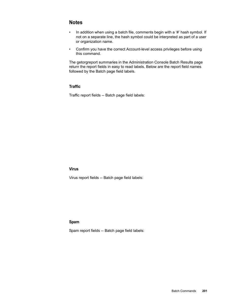 Notes | Google Message Security Batch Reference Guide User Manual | Page 198 / 561
