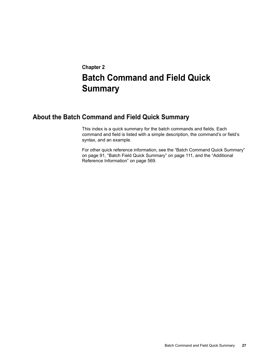 Batch command and field quick summary, About the batch command and field quick summary | Google Message Security Batch Reference Guide User Manual | Page 26 / 561