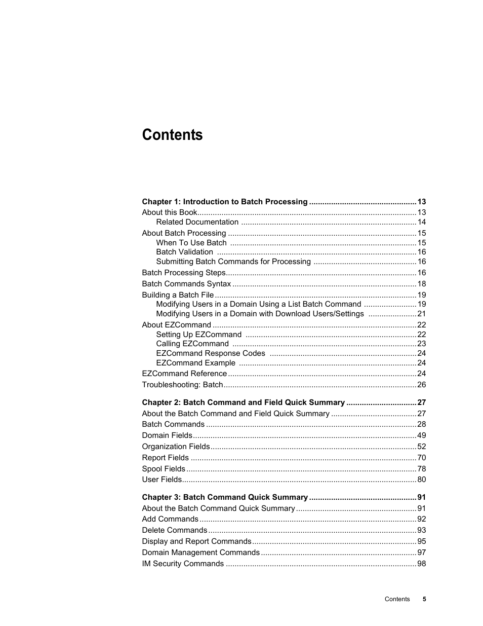 Google Message Security Batch Reference Guide User Manual | Page 4 / 561
