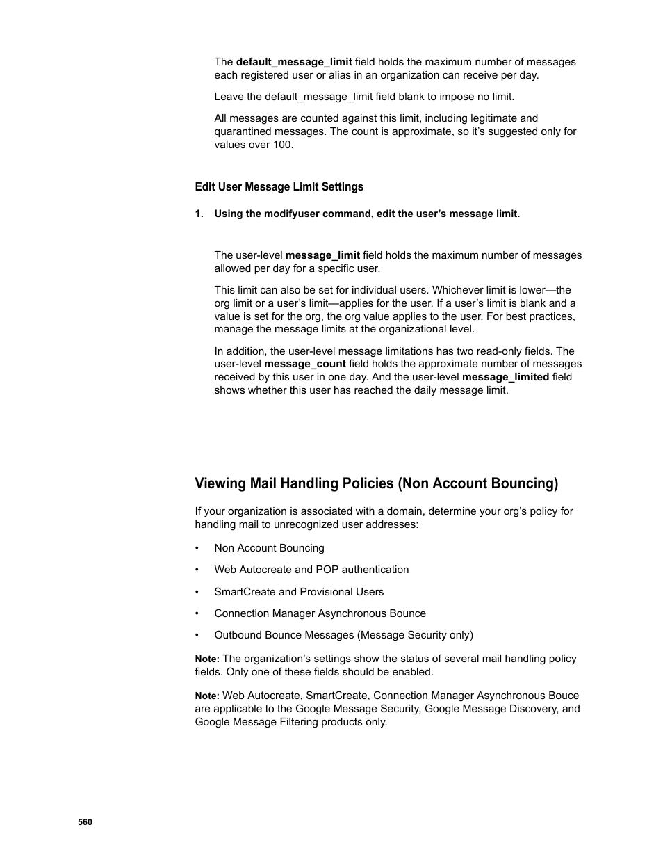 Google Message Security Batch Reference Guide User Manual | Page 547 / 561