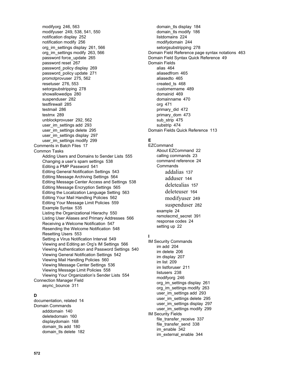 Google Message Security Batch Reference Guide User Manual | Page 558 / 561