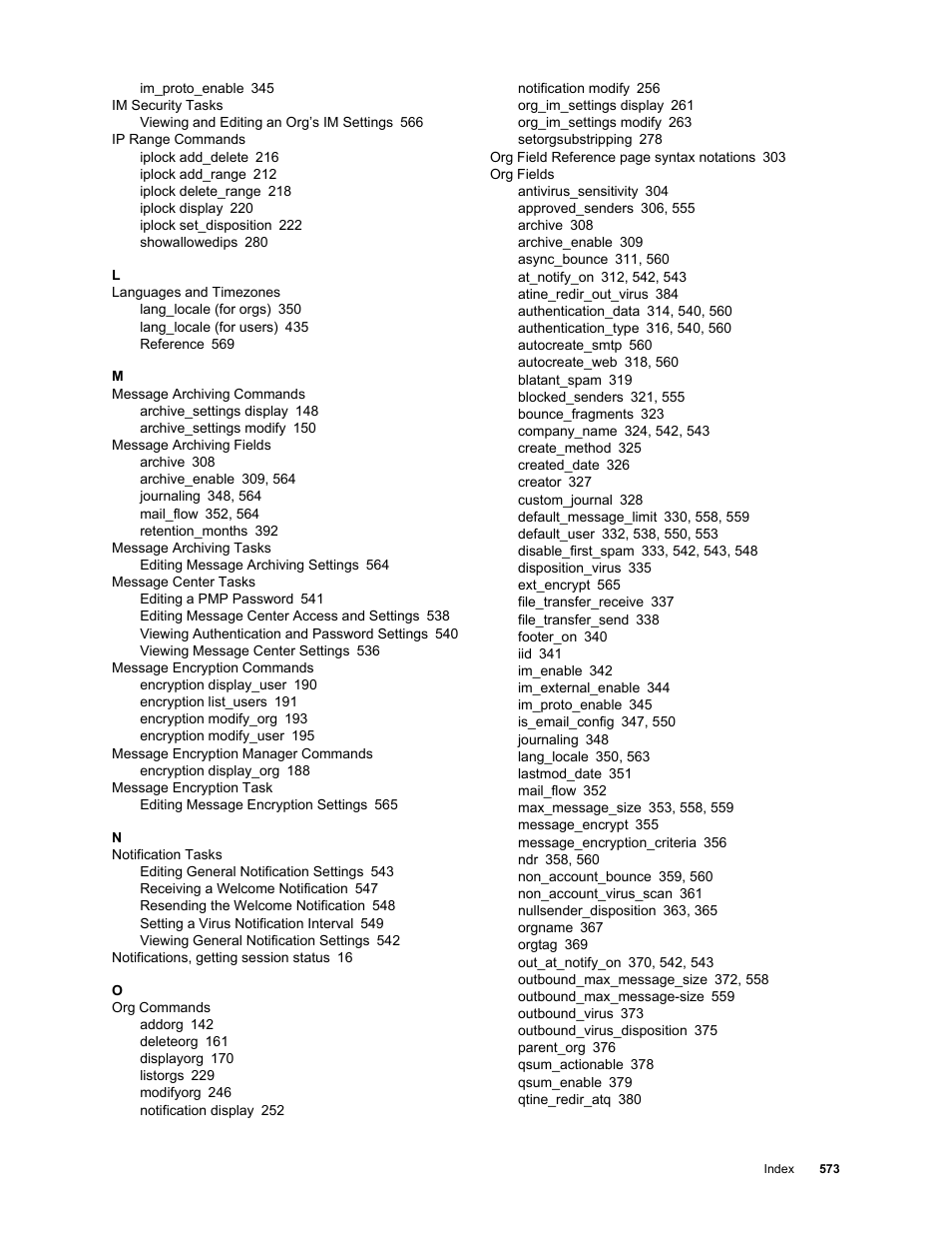 Google Message Security Batch Reference Guide User Manual | Page 559 / 561