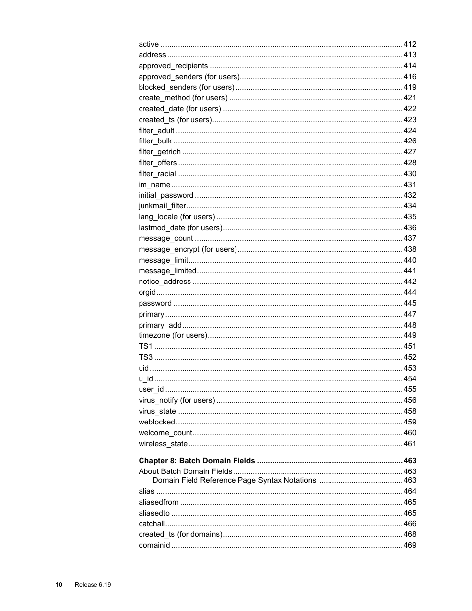 Google Message Security Batch Reference Guide User Manual | Page 9 / 561