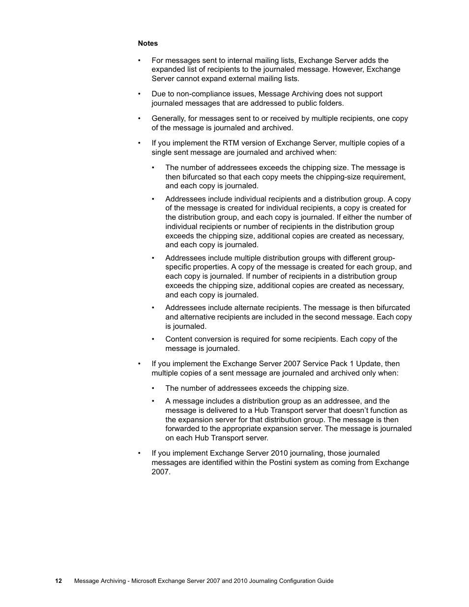 Google Message Archiving Microsoft Exchange Journaling Configuration Guide For Exchange Server 2007 and 2010 User Manual | Page 10 / 33
