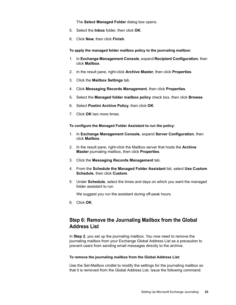 Google Message Archiving Microsoft Exchange Journaling Configuration Guide For Exchange Server 2007 and 2010 User Manual | Page 23 / 33