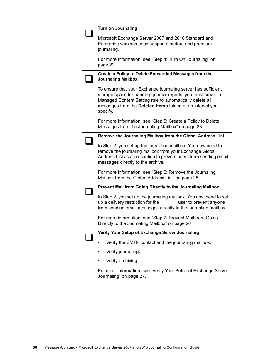 Google Message Archiving Microsoft Exchange Journaling Configuration Guide For Exchange Server 2007 and 2010 User Manual | Page 33 / 33