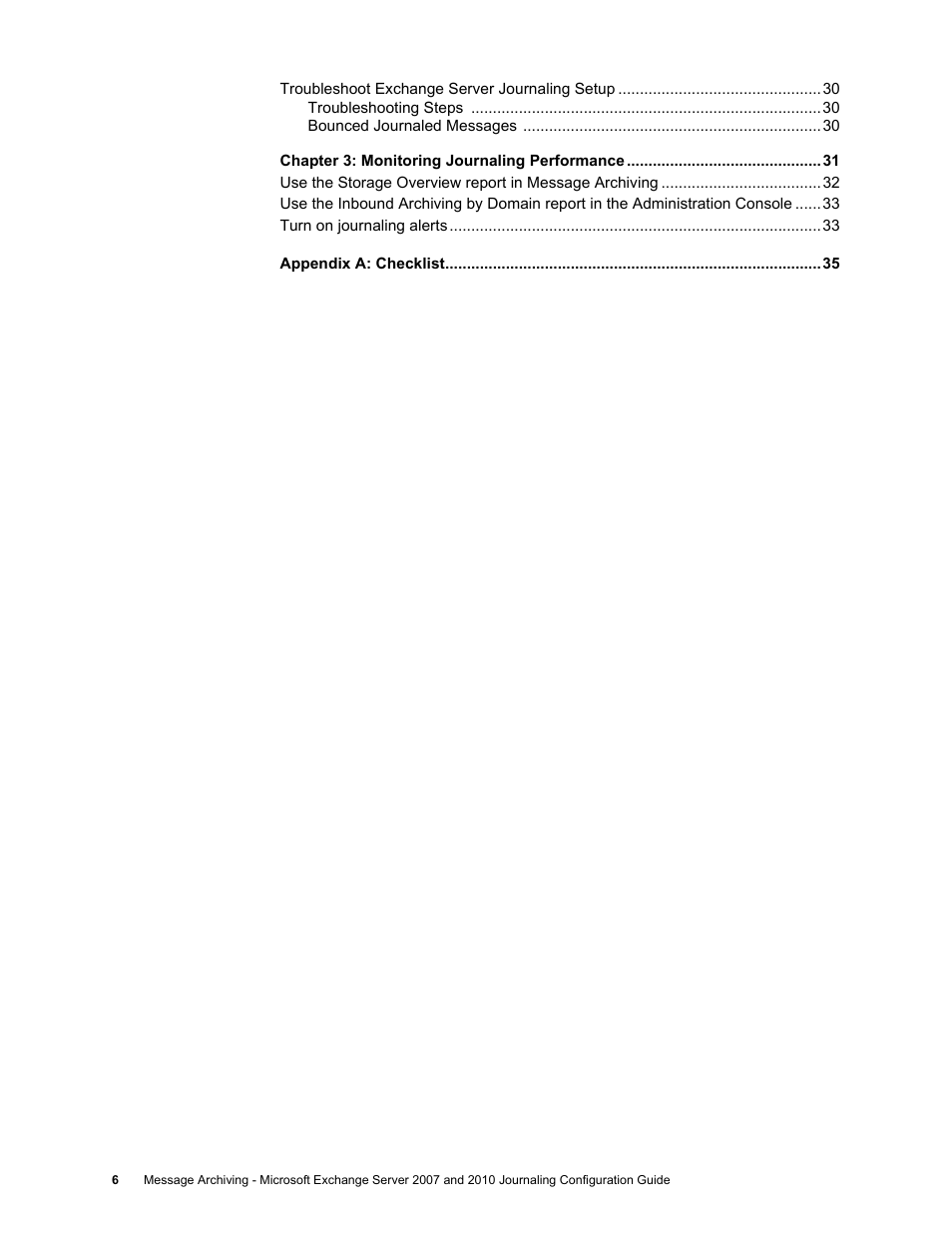 Google Message Archiving Microsoft Exchange Journaling Configuration Guide For Exchange Server 2007 and 2010 User Manual | Page 5 / 33