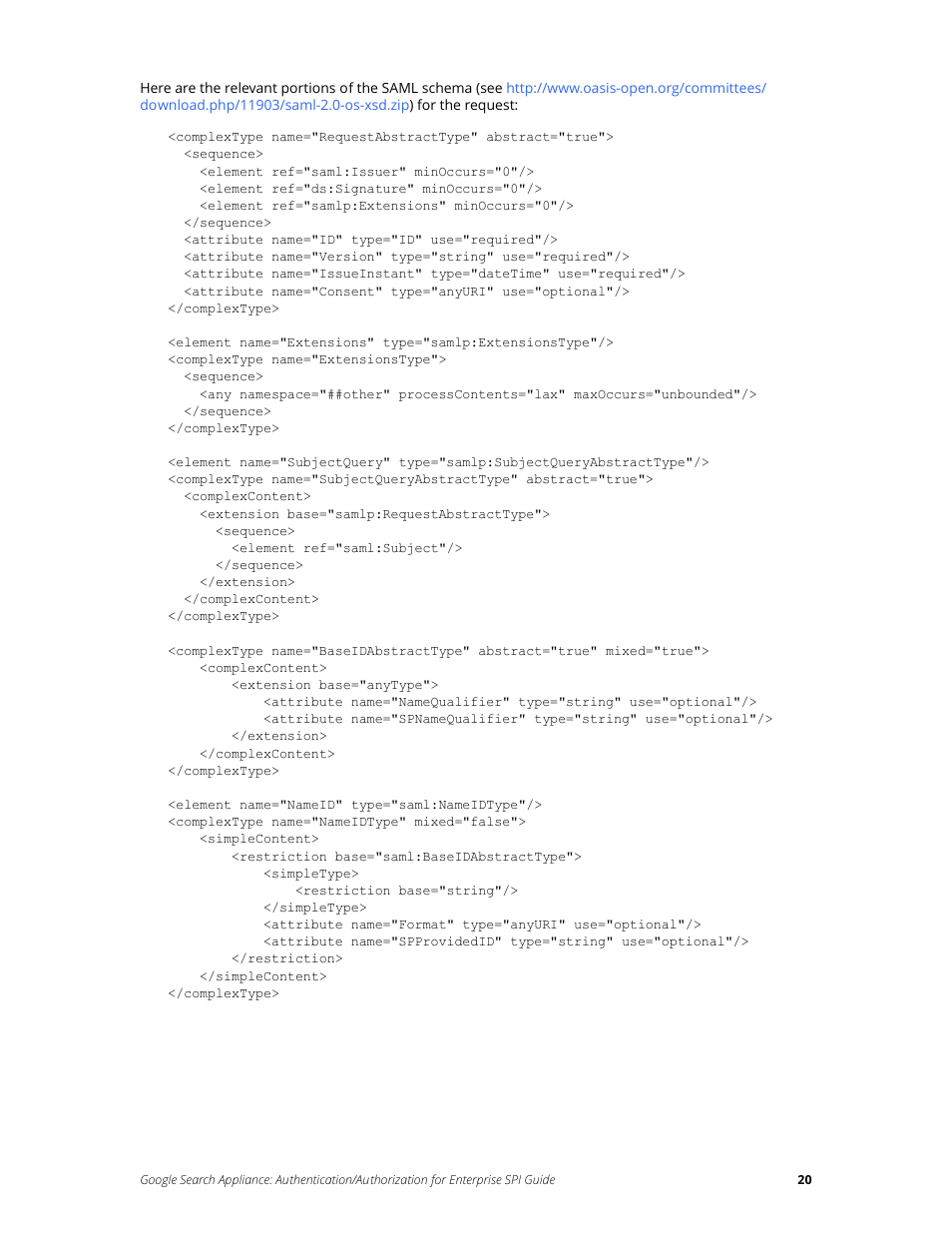 Google Search Appliance Authentication/Authorization for Enterprise SPI Guide User Manual | Page 20 / 33