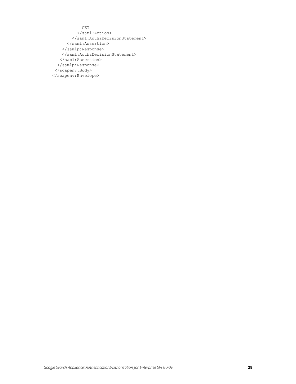 Google Search Appliance Authentication/Authorization for Enterprise SPI Guide User Manual | Page 29 / 33