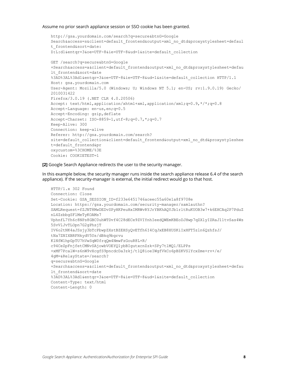 Google Search Appliance Authentication/Authorization for Enterprise SPI Guide User Manual | Page 8 / 33