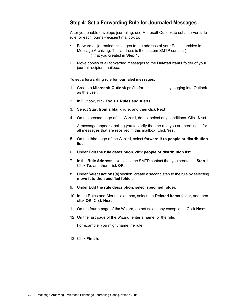 Google Message Archiving Microsoft Exchange Journaling Configuration Guide For Exchange Server 2000 and 2003 User Manual | Page 26 / 43